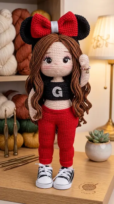 Boneca Amigurumi 11