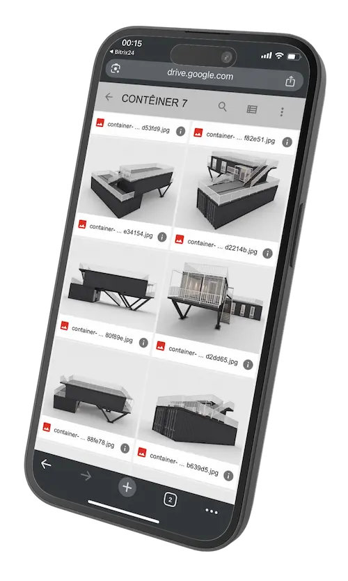 Mockup do Material no Dispositivo