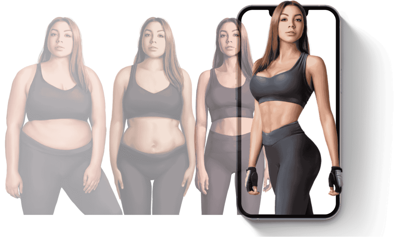 Marcela demonstrando exercício LPF