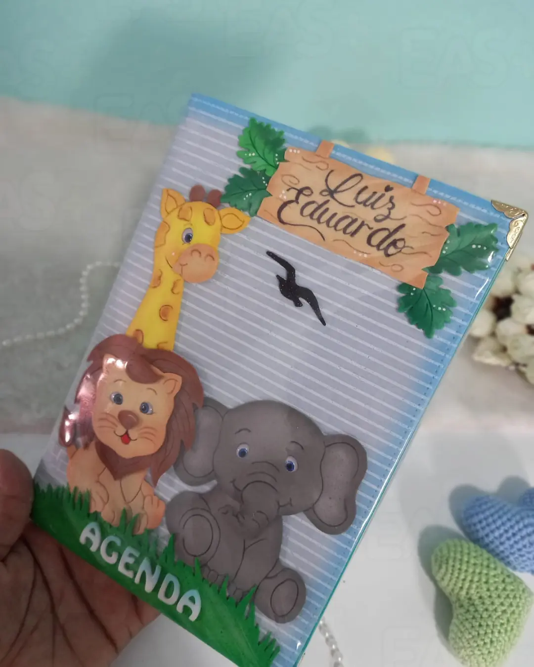 Aplique Safari caderno