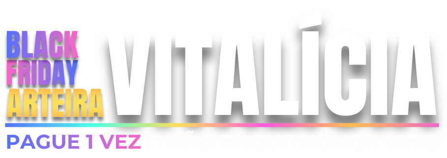 Logo Black Friday Arteira Vitalícia