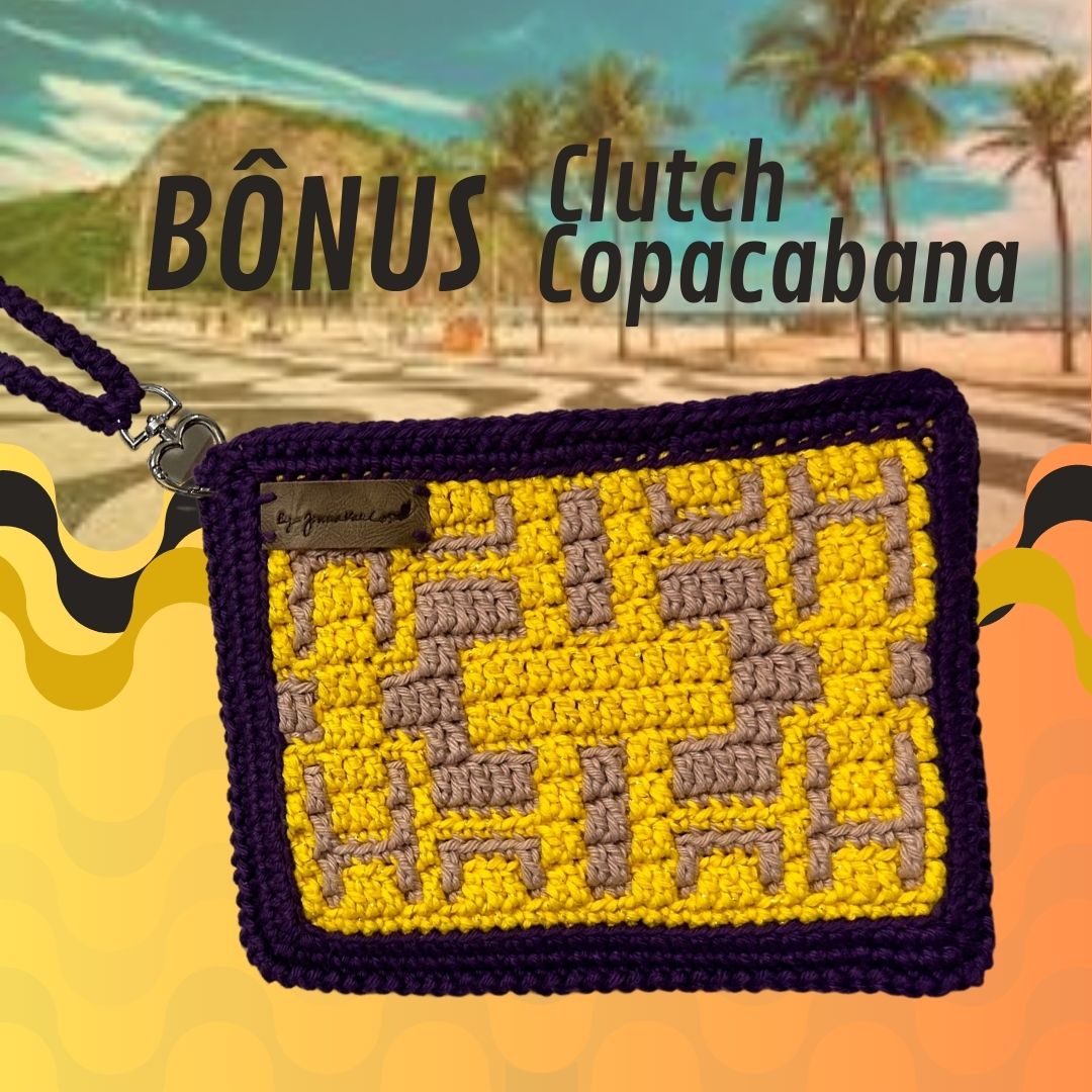 Aplique em Mosaico Crochet