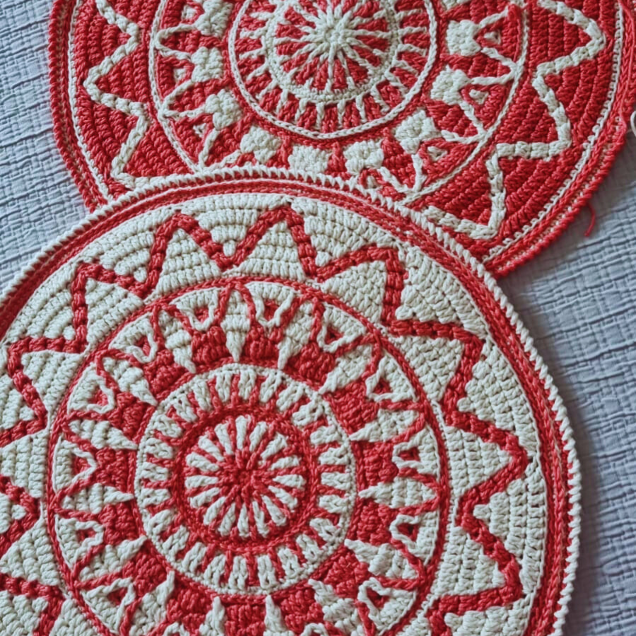 Cromatismo em Mosaico Crochet
