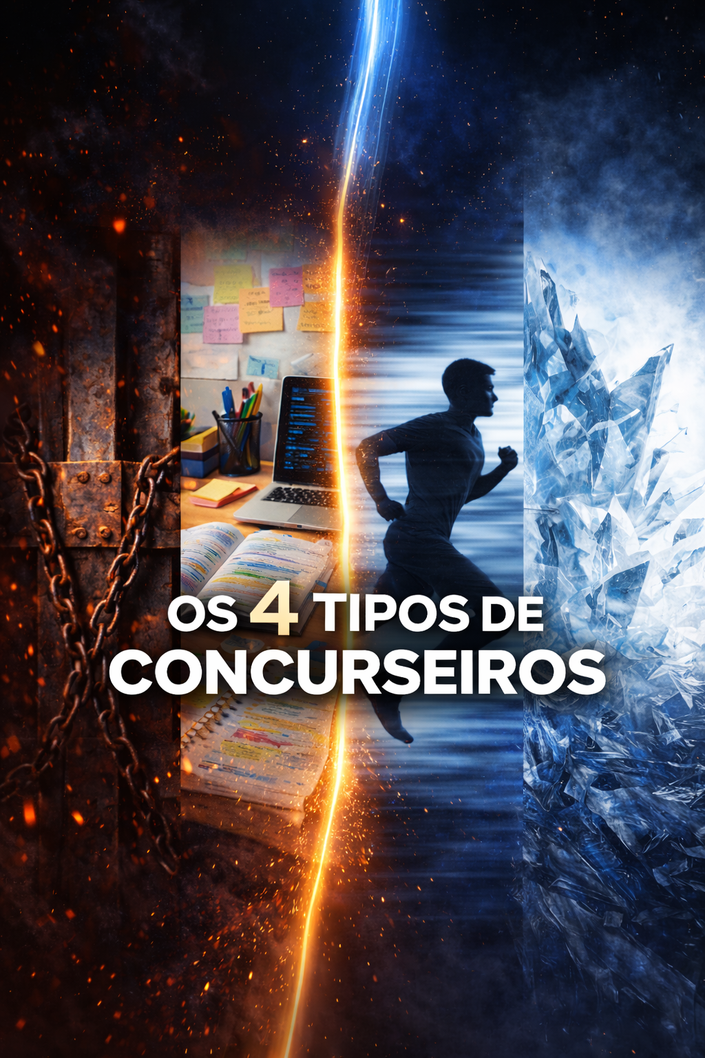 Capa do Infográfico 4 Perfis de Concurseiro