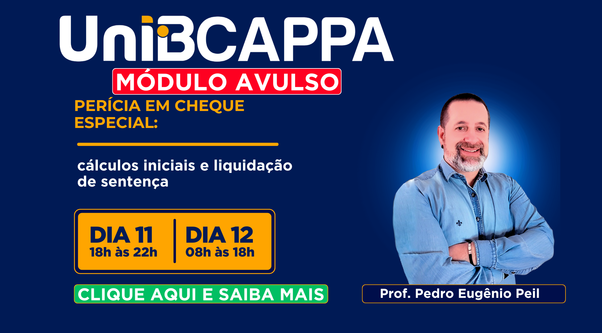 MÓDULO AVULSO PERÍCIA EM CHEQUE ESPECIAL: cálculos iniciais e liquidação de sentença