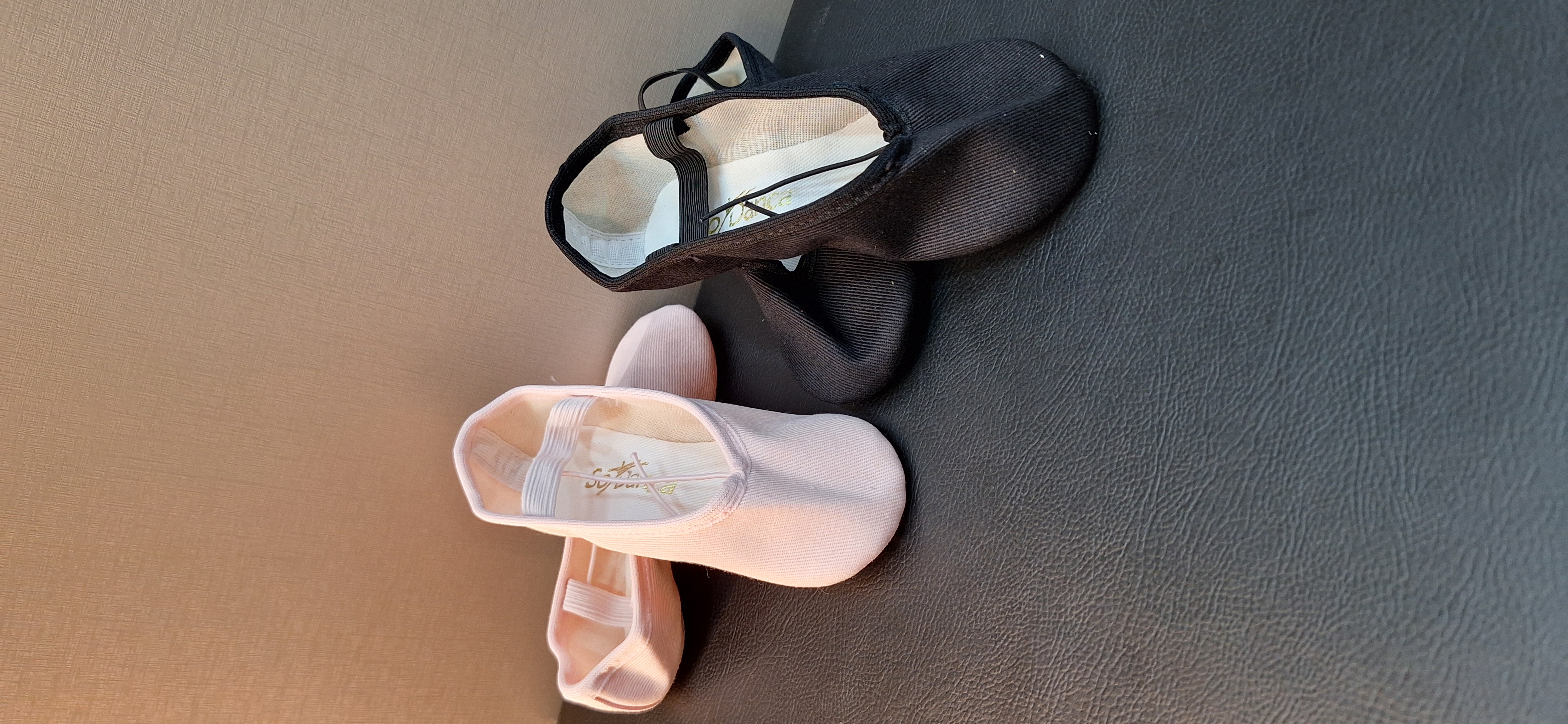 Sapatilha azul profissional para ballet