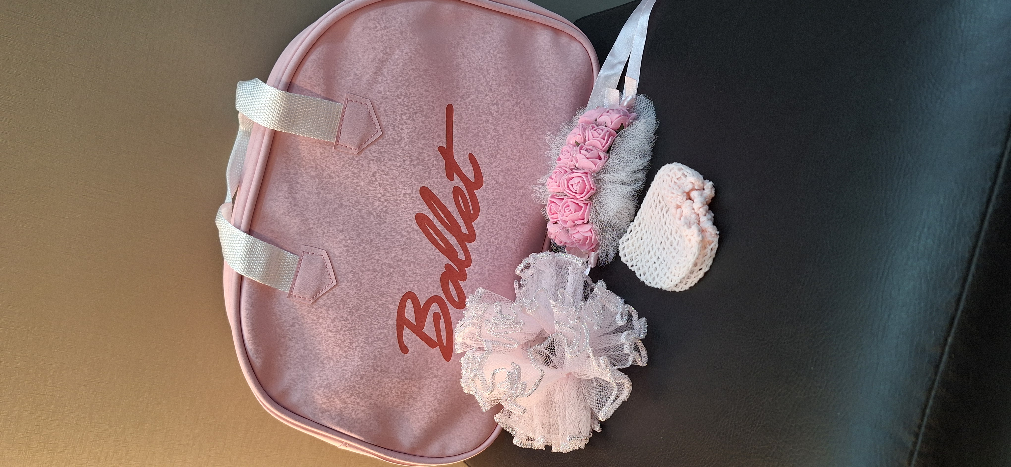 Kit acessórios verdes para ballet