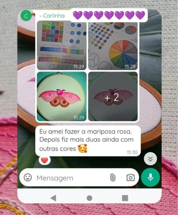 Depoimento sobre dificuldade técnica superada