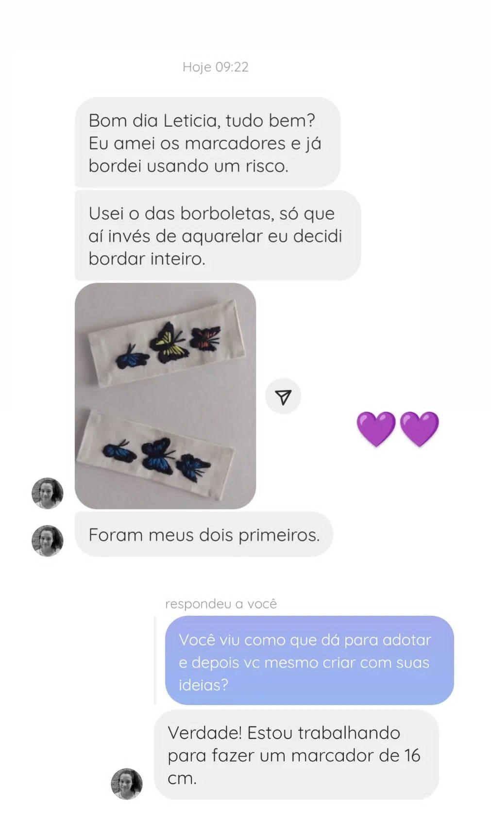 Marcador pronto — Aluna 3