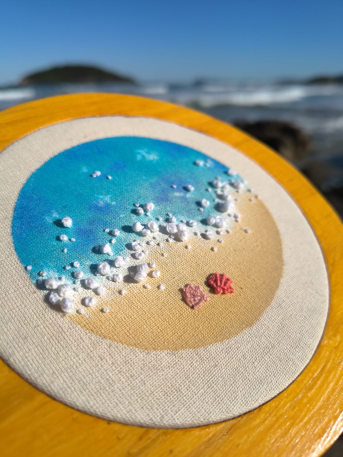 Bastidor com acabamento