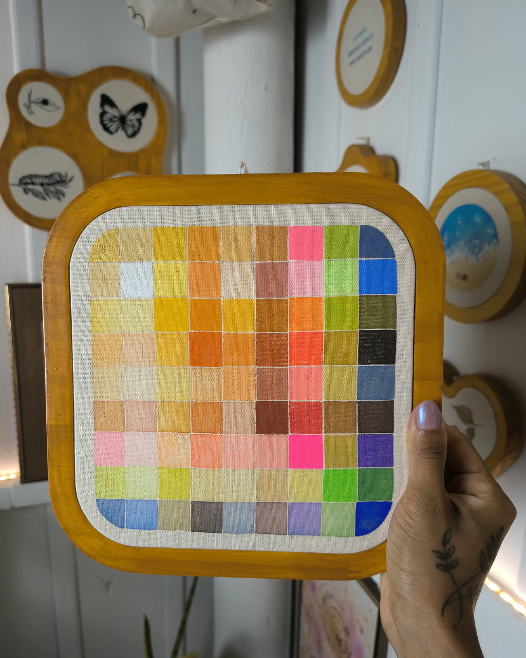Cores e combinações na Aquarela