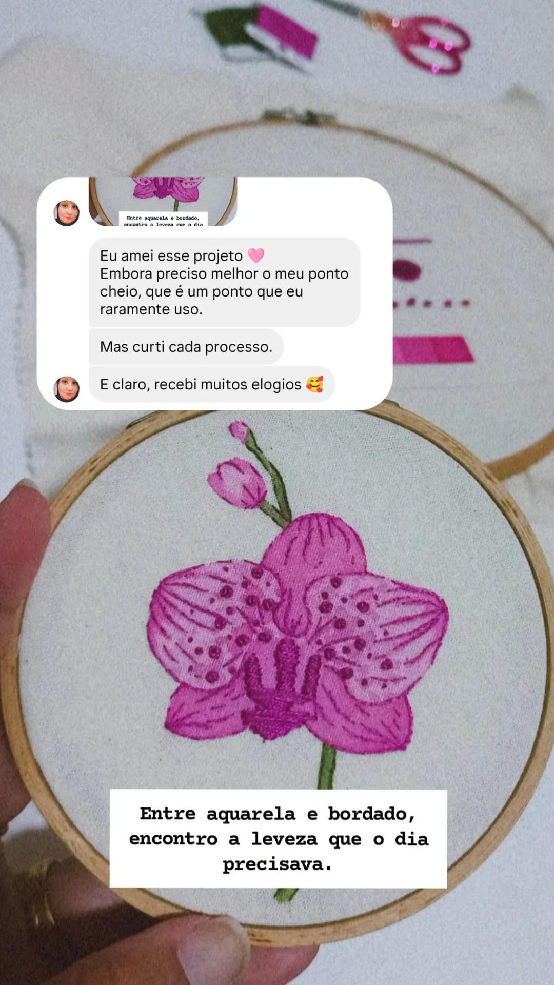 Primeira Orquídea criada a partir do minicurso