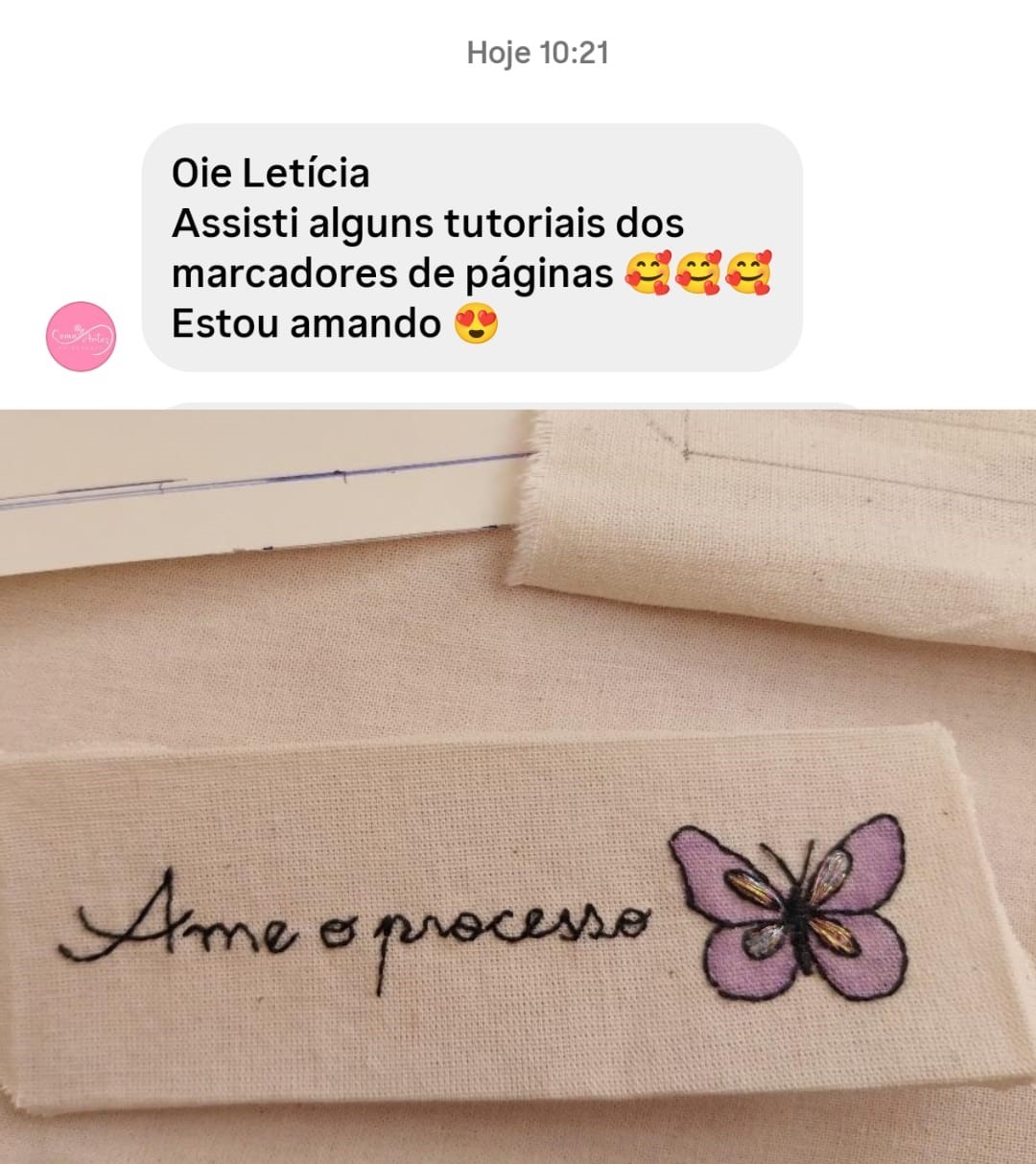 Marcador Ame o Processo