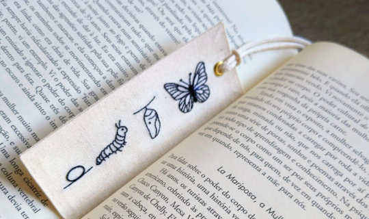 Marcador Borboletas e Mariposas