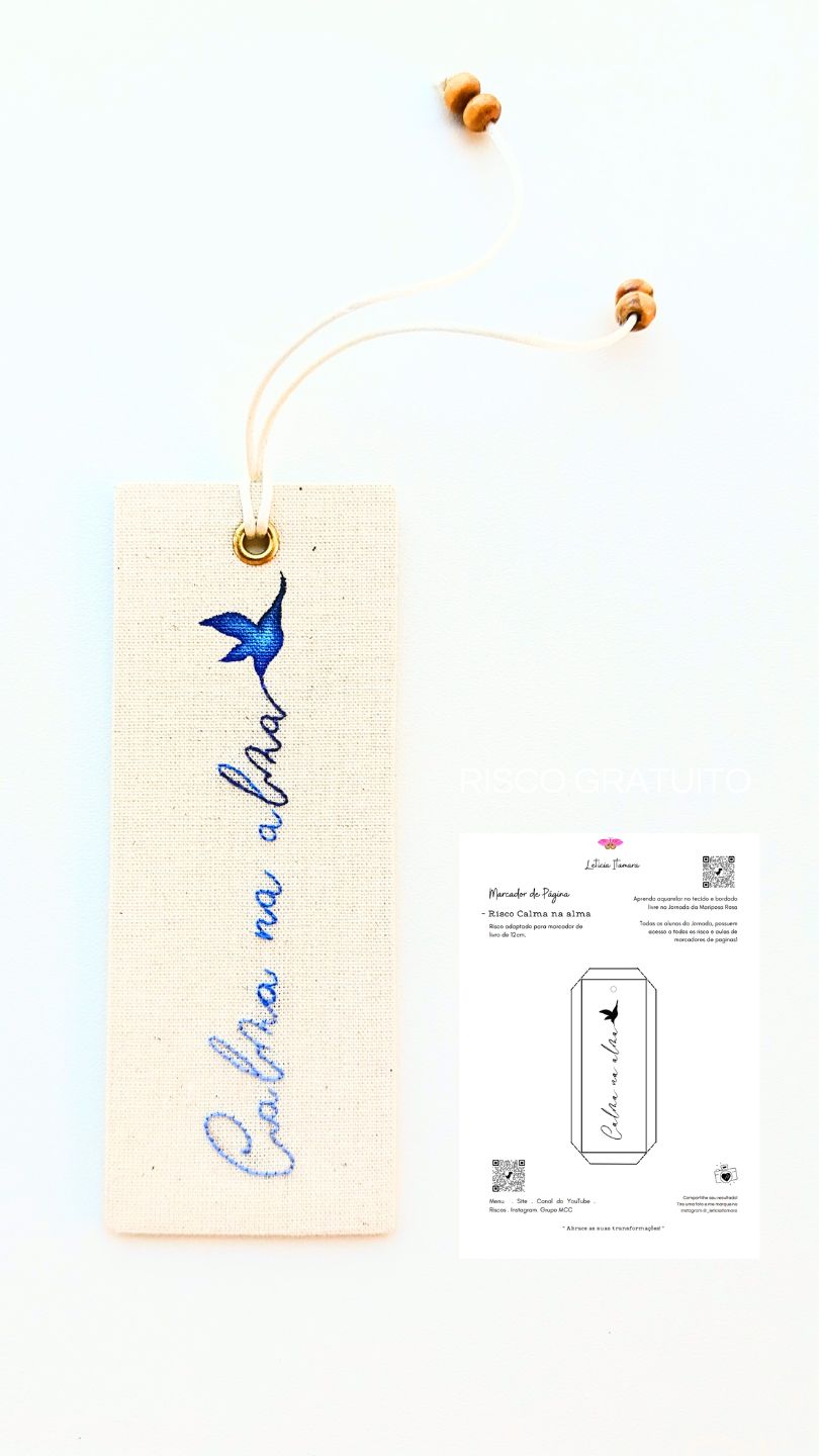 Risco impresso e transferido