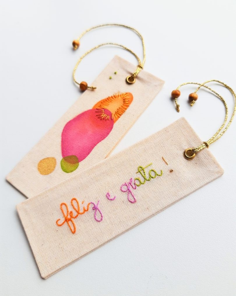 Marcador Libélula Azul