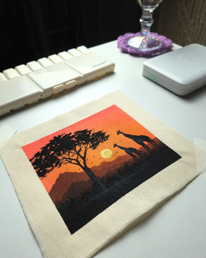 Conteúdo apresentado na página da Biblioteca 90 Dias de Aquarela