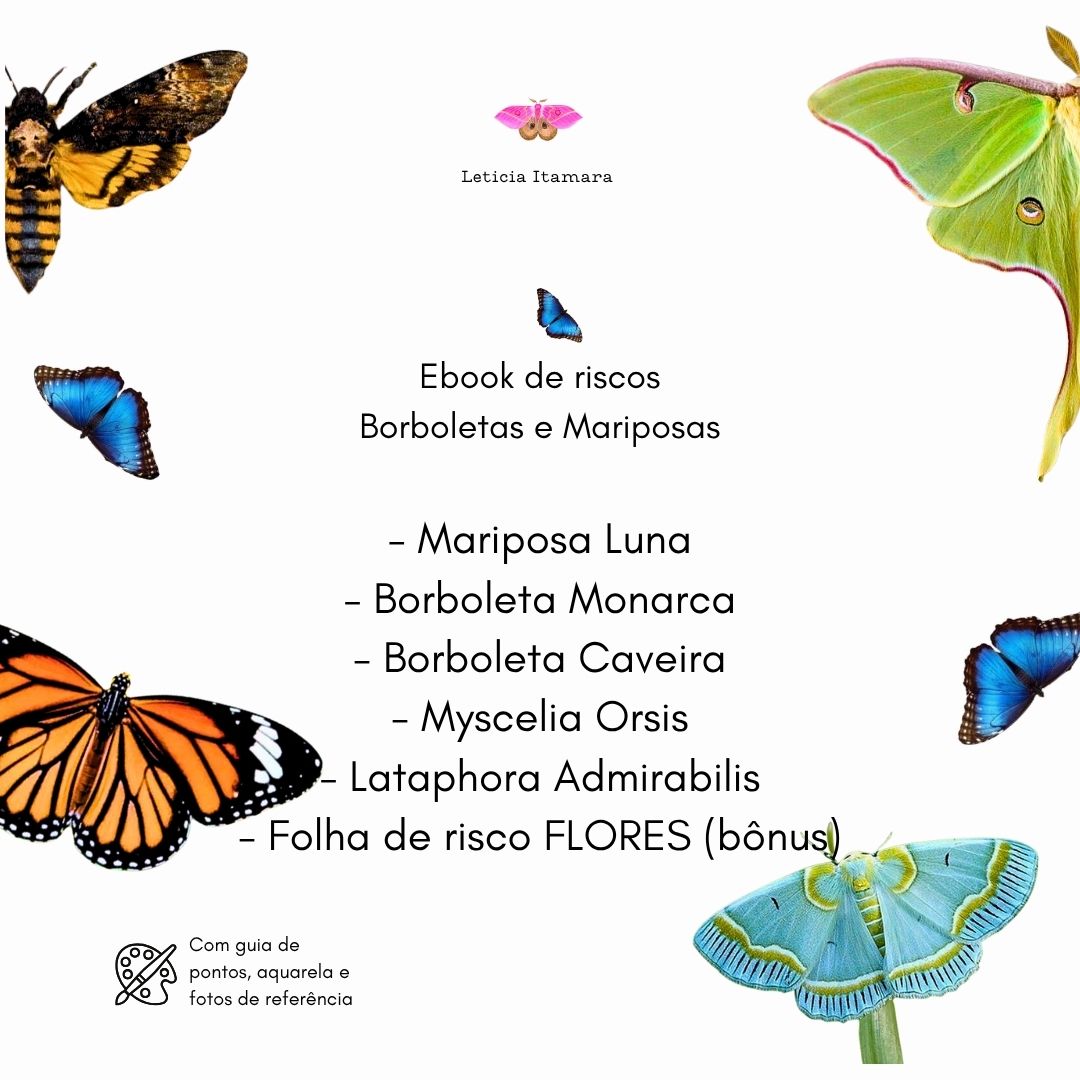 E-books de mariposas, borboletas e celebrações