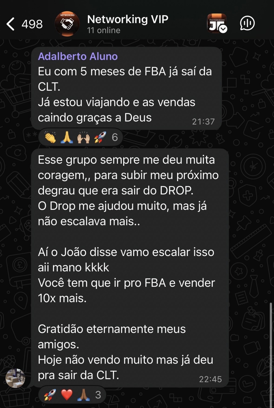 Depoimento Mudança de Vida