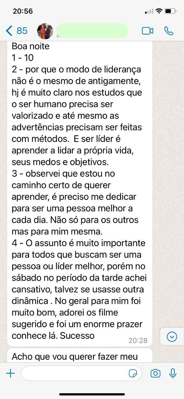 Print de depoimento 7