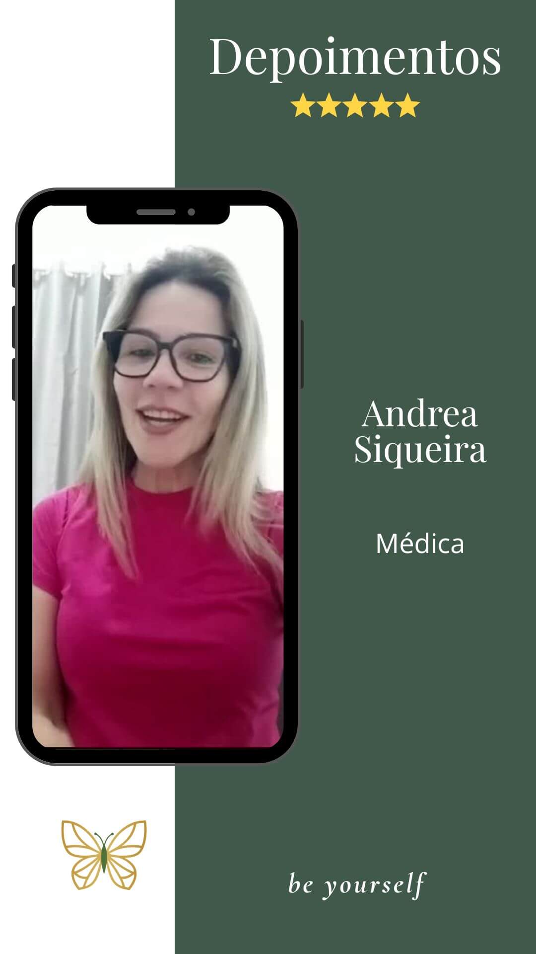 Capa de depoimento em vídeo