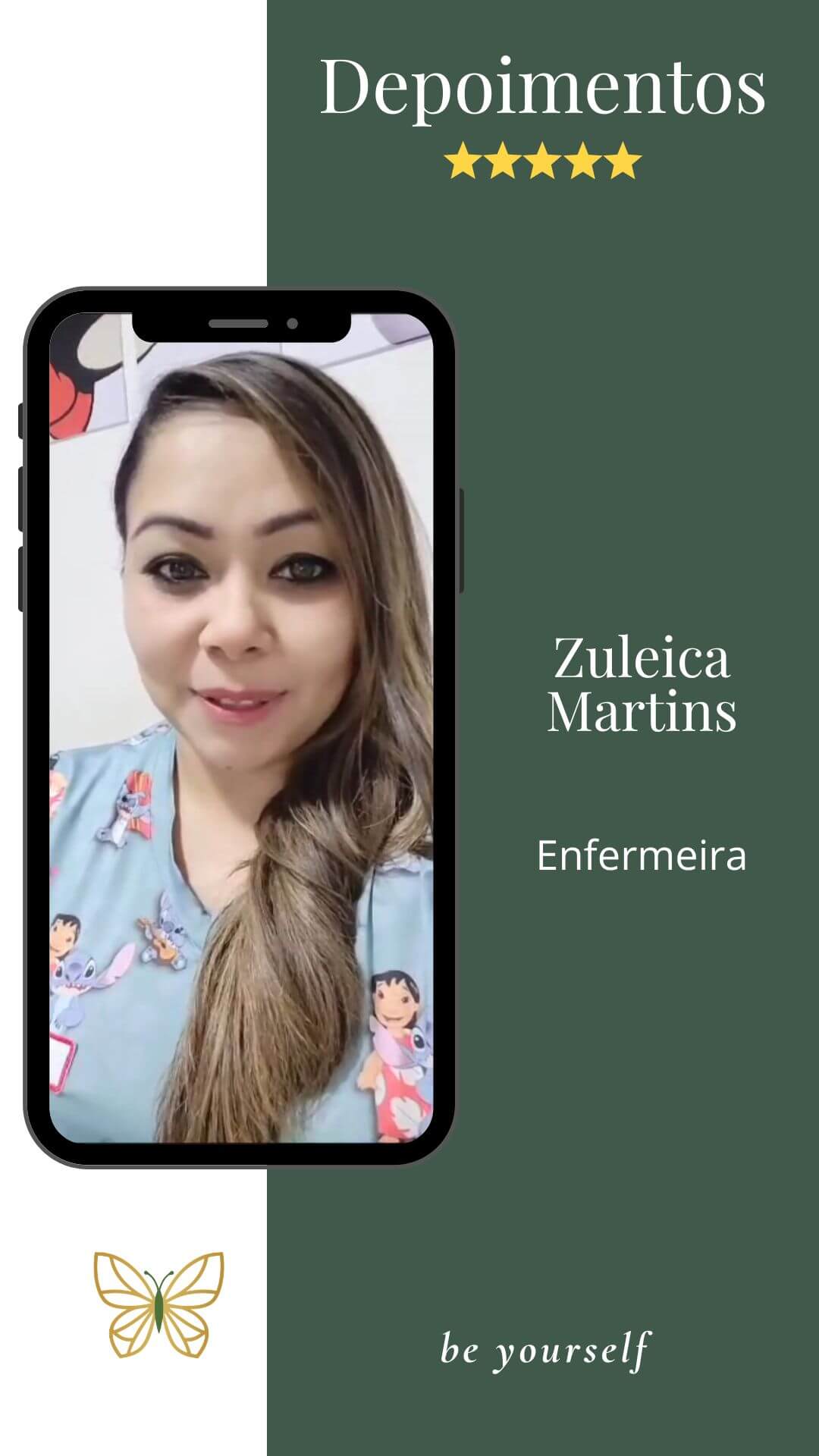 Capa de depoimento em vídeo