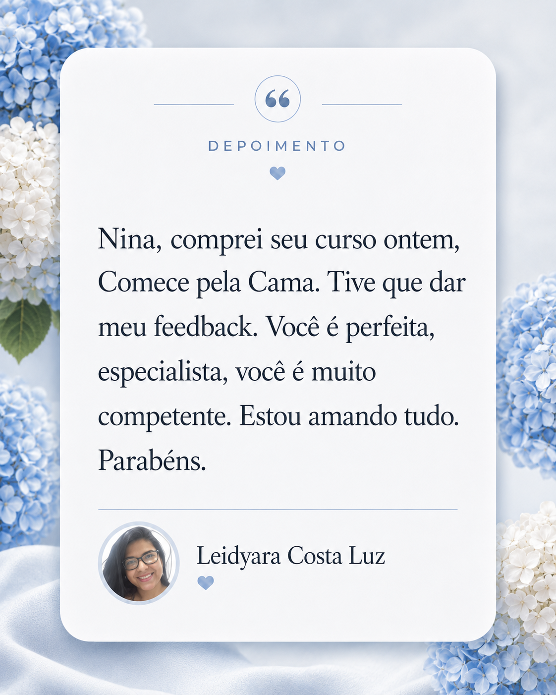 Depoimento de Aluna - Print WhatsApp 3