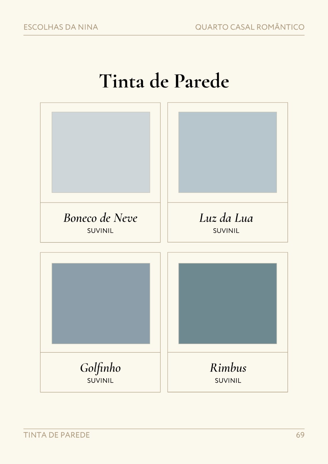 Lista de decoração exemplo 4
