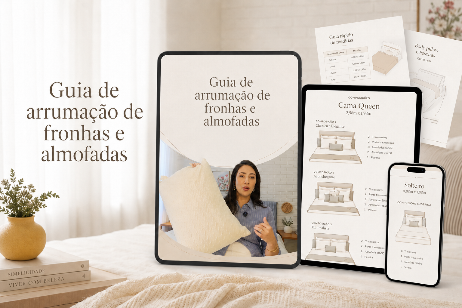 Guia de Arrumação de Fronhas e Almofadas