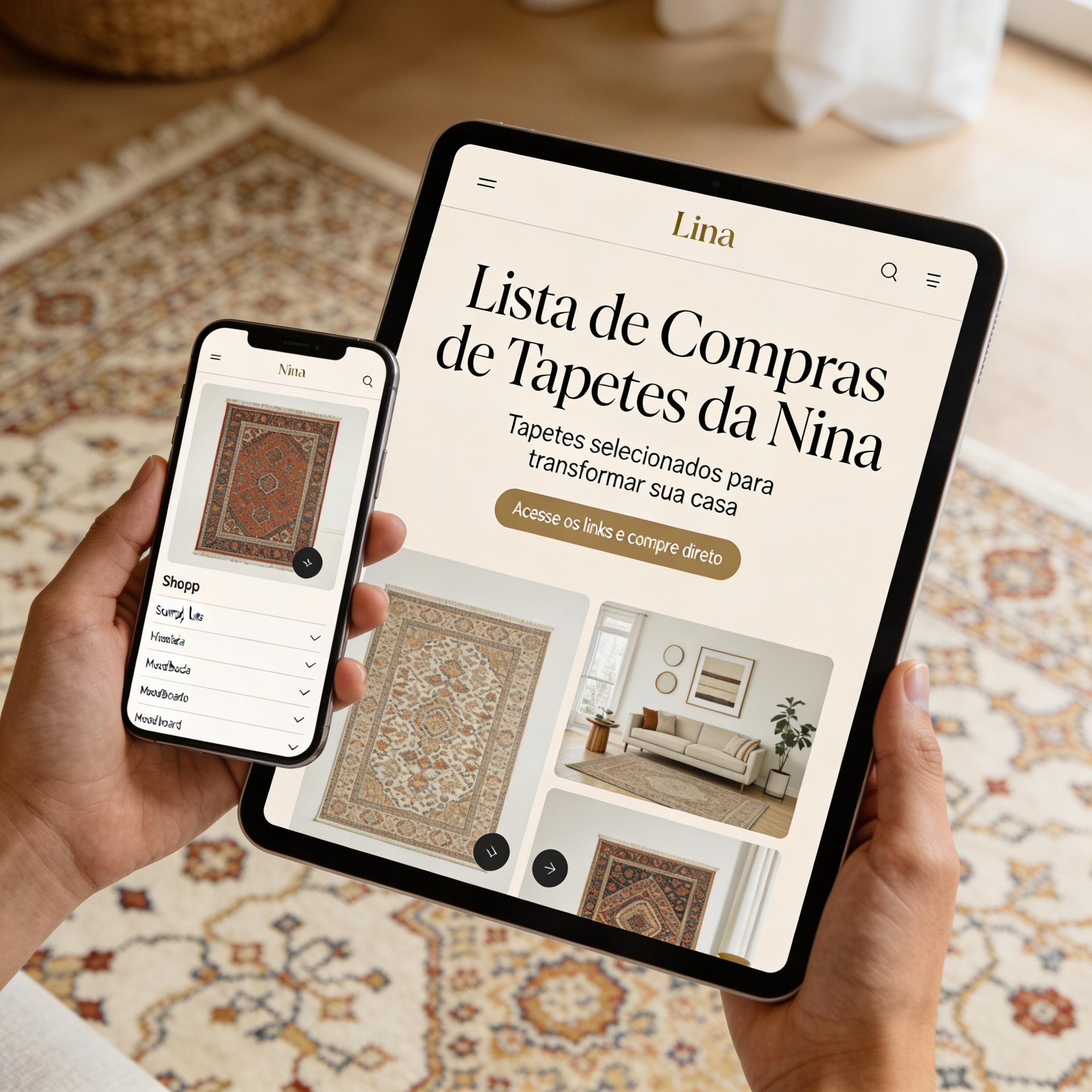 Lista de Compras de Tapetes