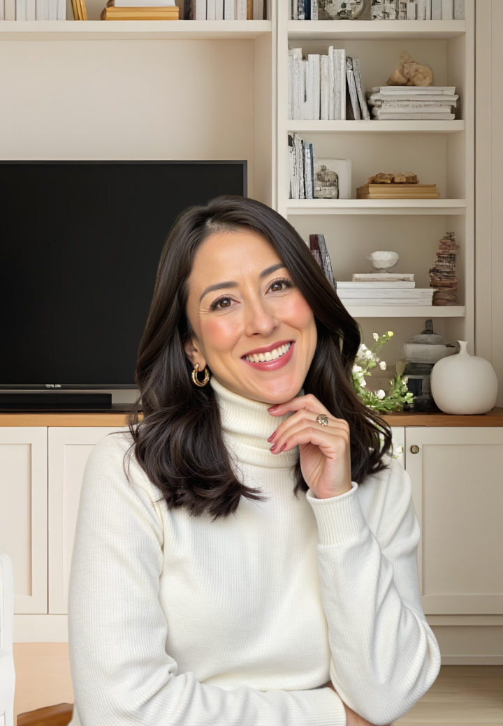 Sala de TV Aconchegante, um exemplo das Escolhas da Nina.