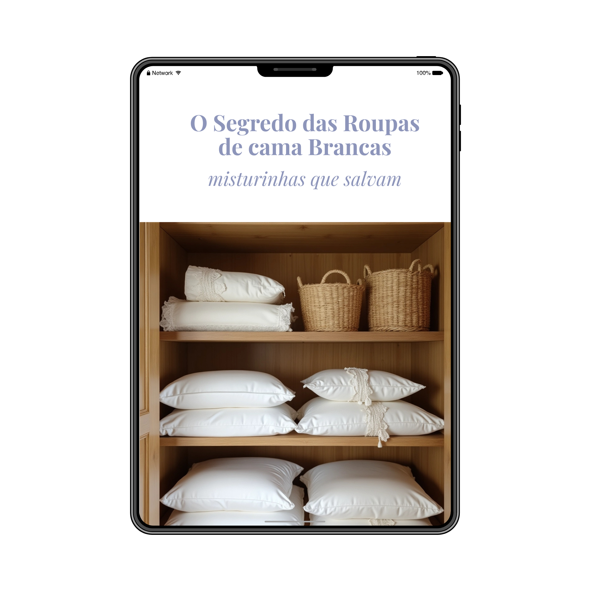 Exemplo de material do curso de decoração