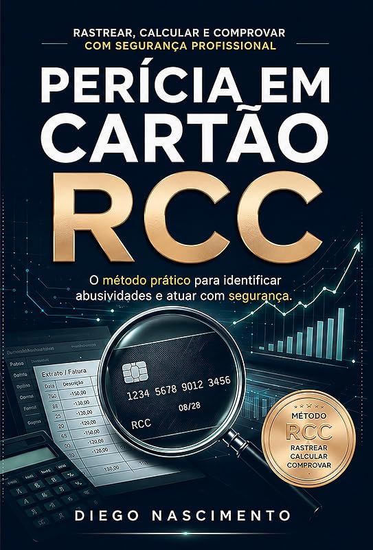 Capa do livro Perícia em Cartão RCC, de Diego Nascimento