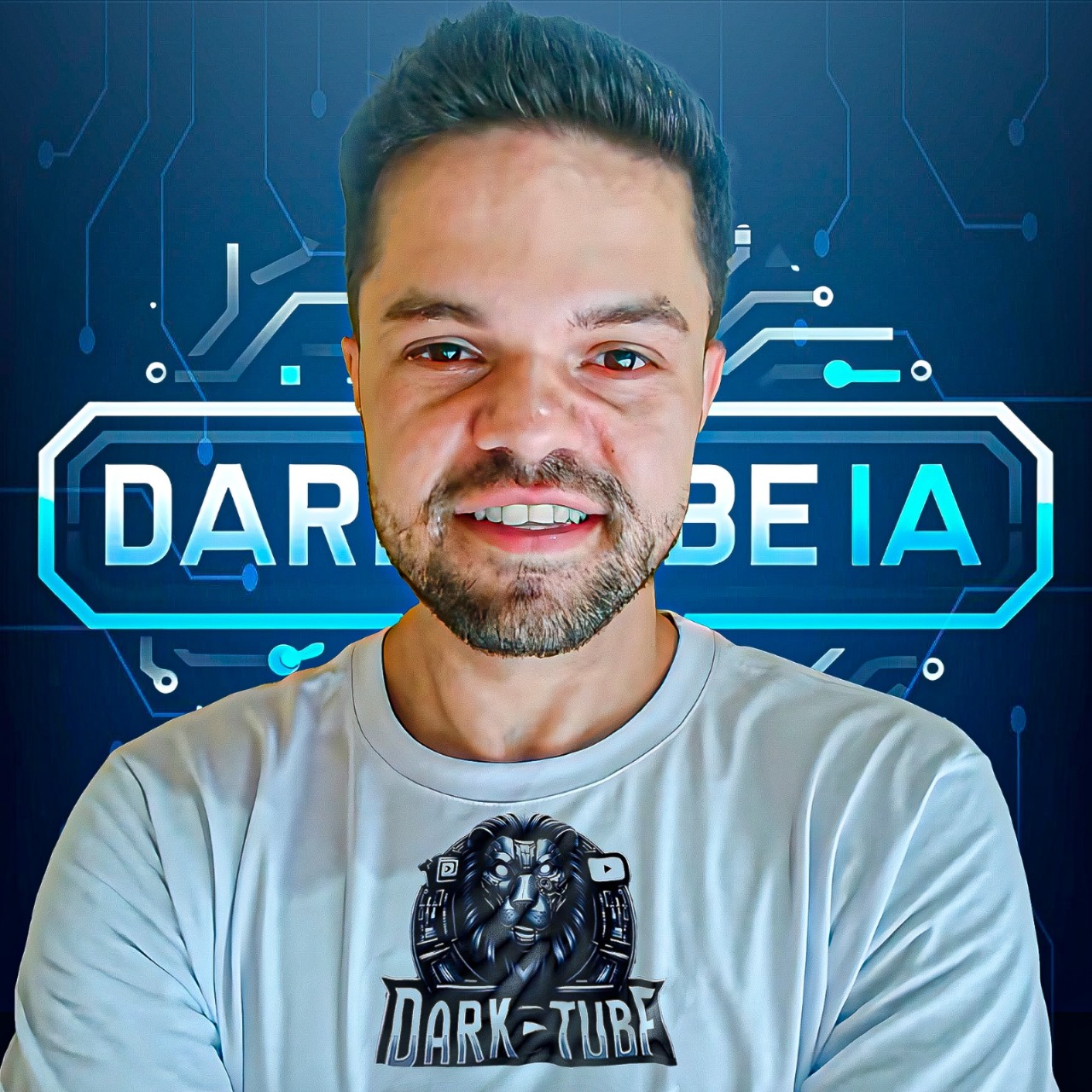 Foto de Maykol Jardim, anfitrião do evento DarkTube AI