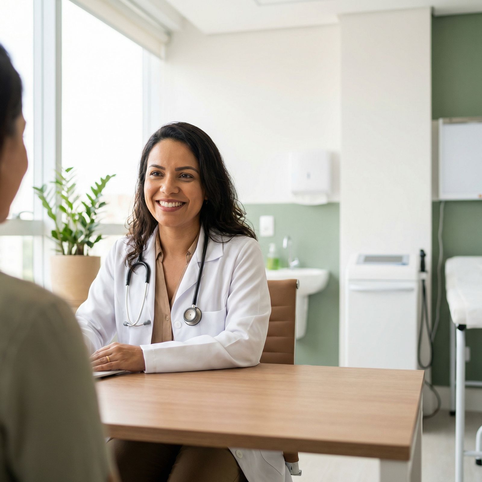 Profissional atendendo cliente com foco total