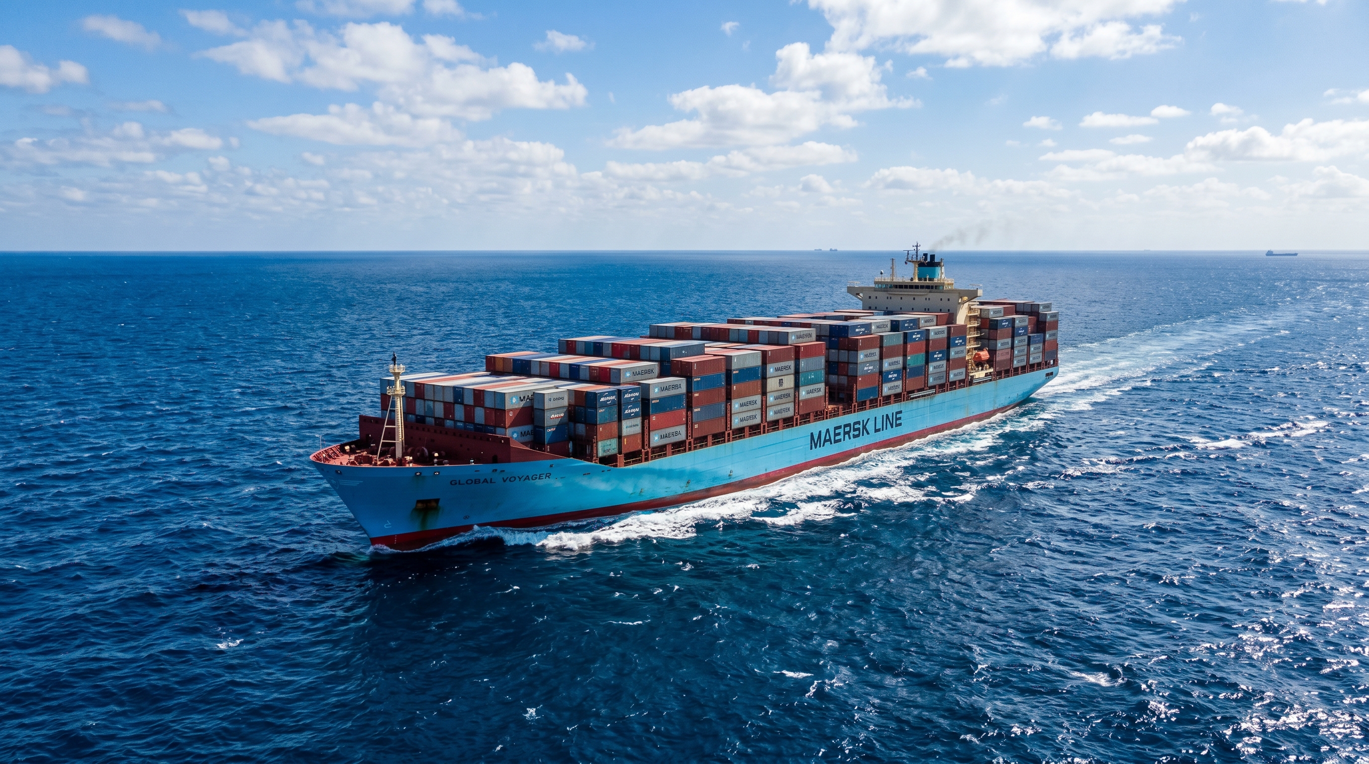 Navio cargueiro em alto mar representando o comércio exterior e operações internacionais