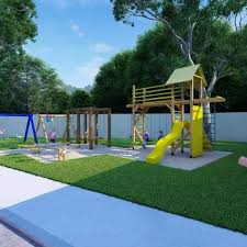 Playground para crianças na área de lazer