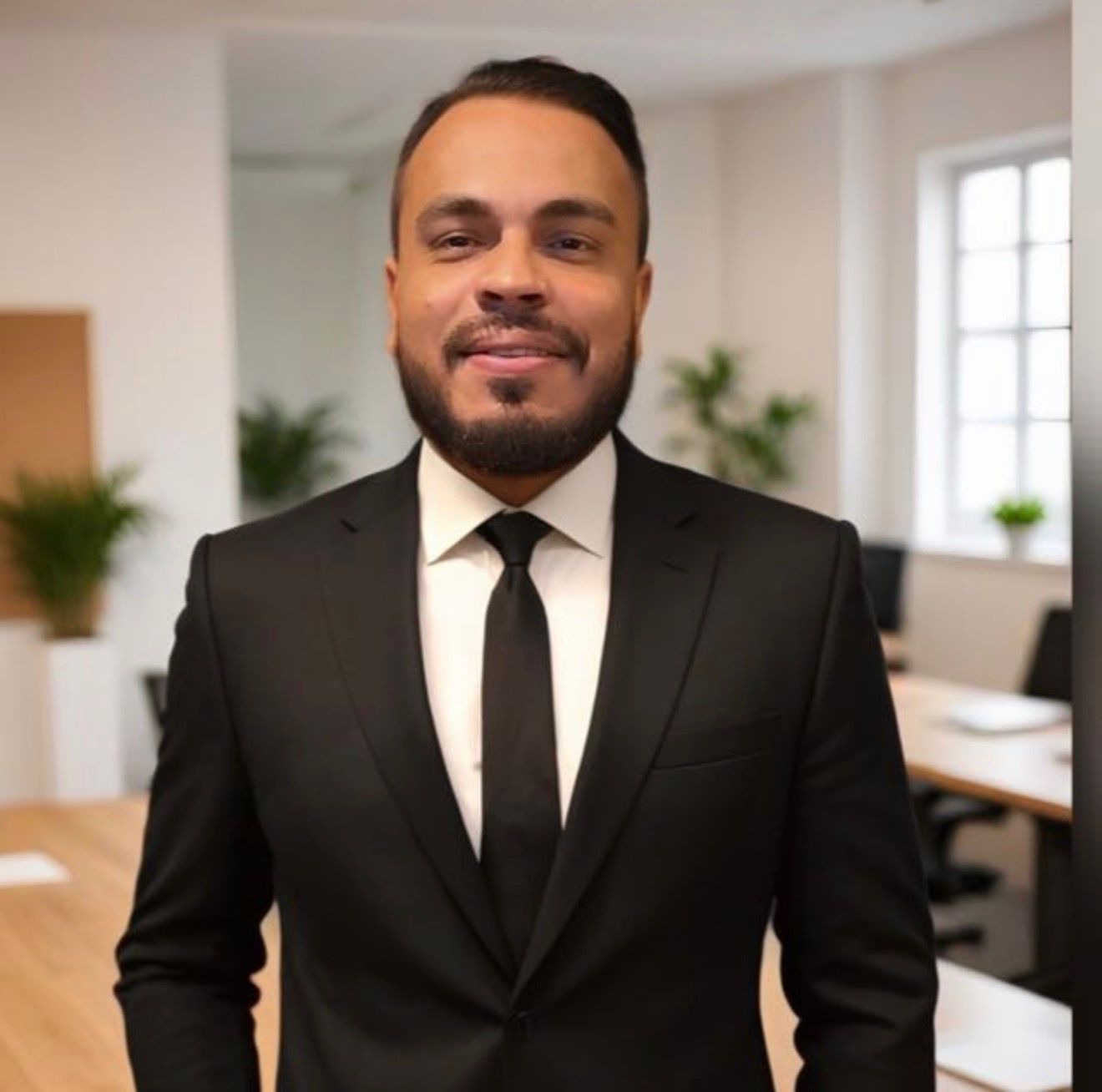 Foto profissional de Garcia Corretor, especialista imobiliário com 20 anos de experiência.