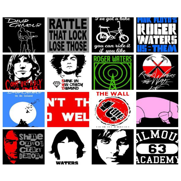 Gilmour Waters Barret 16 Vector Pack