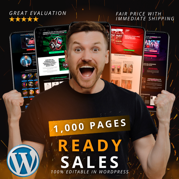 1000 Sales Pages Ready and Editable