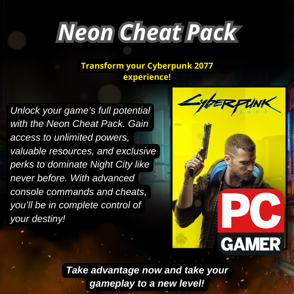 Cyberpunk 2077 Ultimate Cheat Pack
