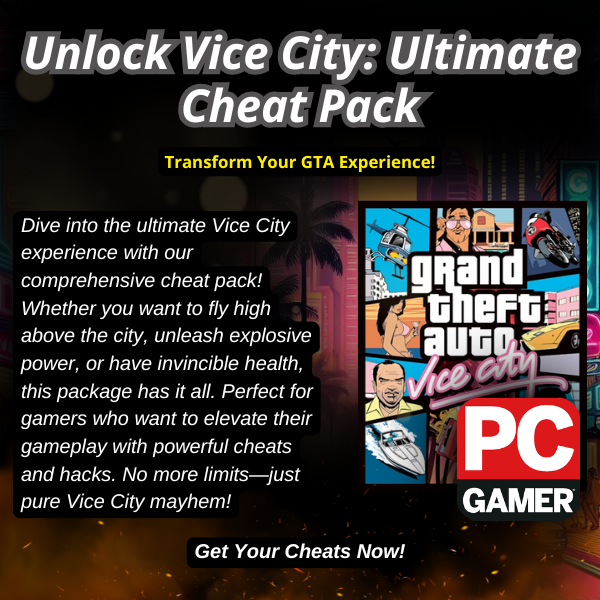 Unlock Vice City: Ultimate Cheat Pack