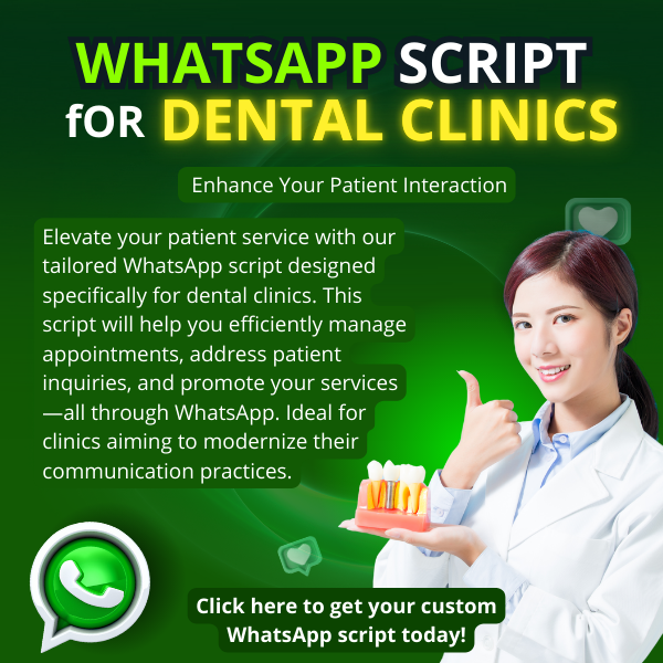 WhatsApp Script for Dental Clinics