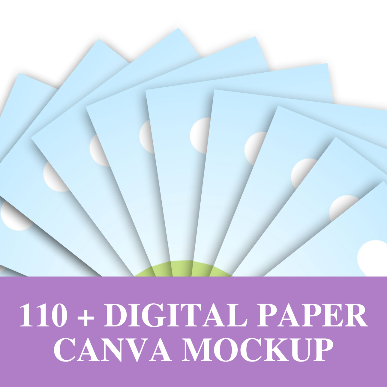 +100 Digital paper mockup