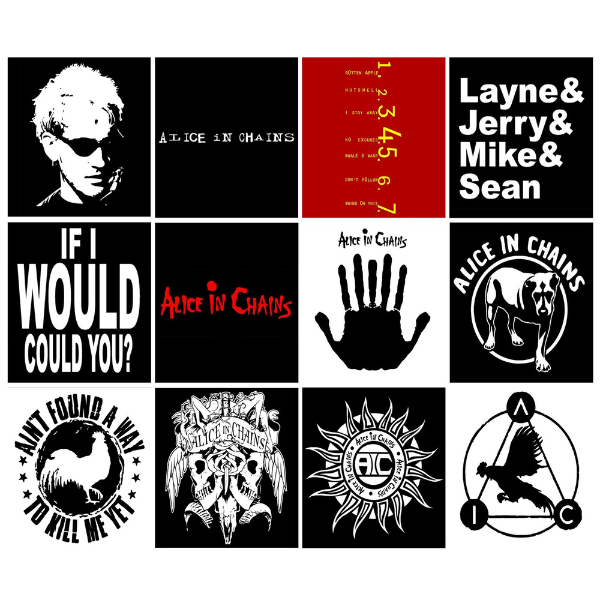 Alice in Chains 12 Vector Pack