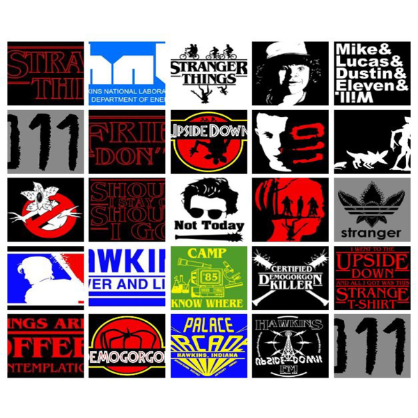 Stranger Things 24 Vector Pack