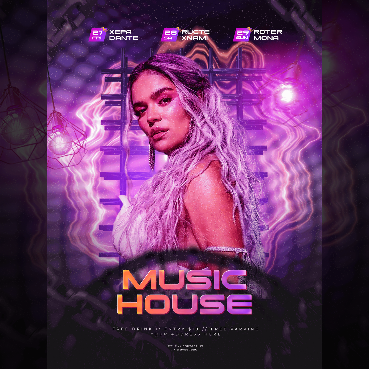 MUSICAL EVENT FLYER O FIESTA