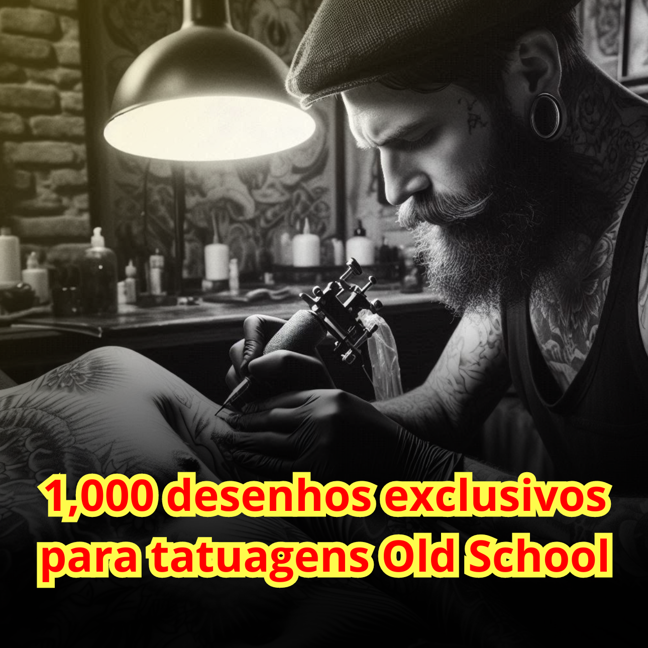 1.000 Desenhos Exclusivos para Tatuagens Old School