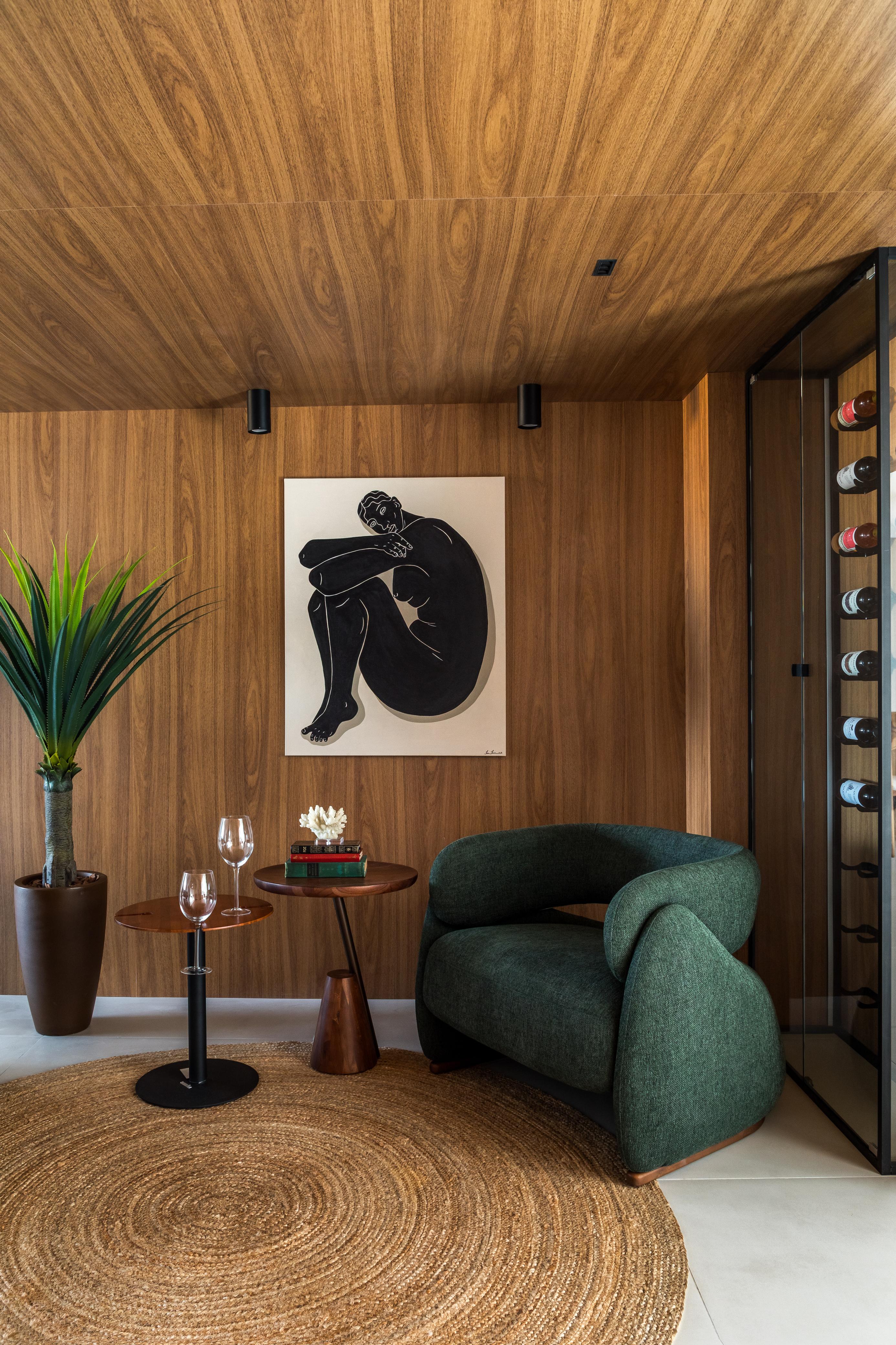 Detalhe arquitetônico de textura refinada