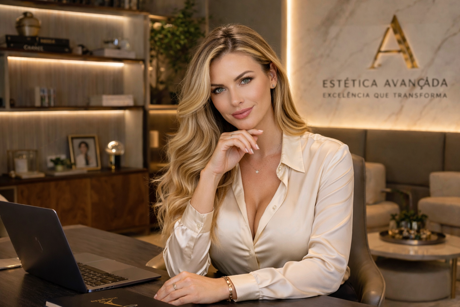 Imagem da Dra. Arianne Muniz ou resultado de harmonização facial